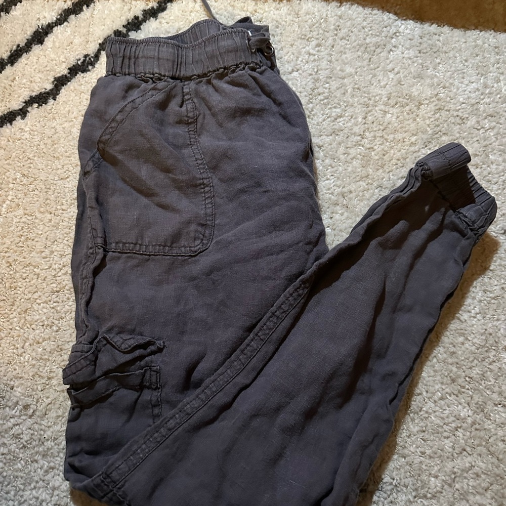 Gray Casual Jogger Pants